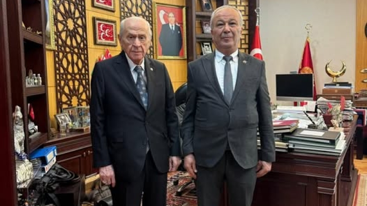 Başkan Ramazan Ezin’den Genel Başkan Devlet Bahçeli’ye Ziyaret
