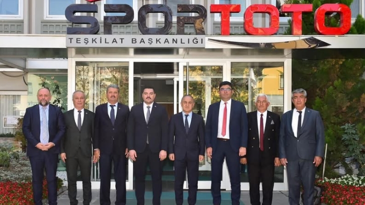Başkan Ramazan Ezin’den Spor Toto Teşkilat Başkan Yardımcısı Metin Ayvazoğlu’na Ziyaret