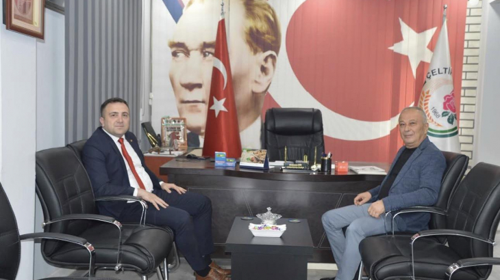 Kaymakam Ömer Levent Türk’ten Çeltikçi Belediyesine Ziyaret